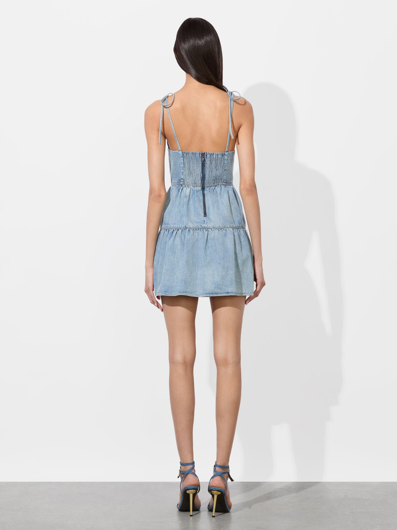 Alice + Olivia SHANTI DENIM MINI DRESS outlook