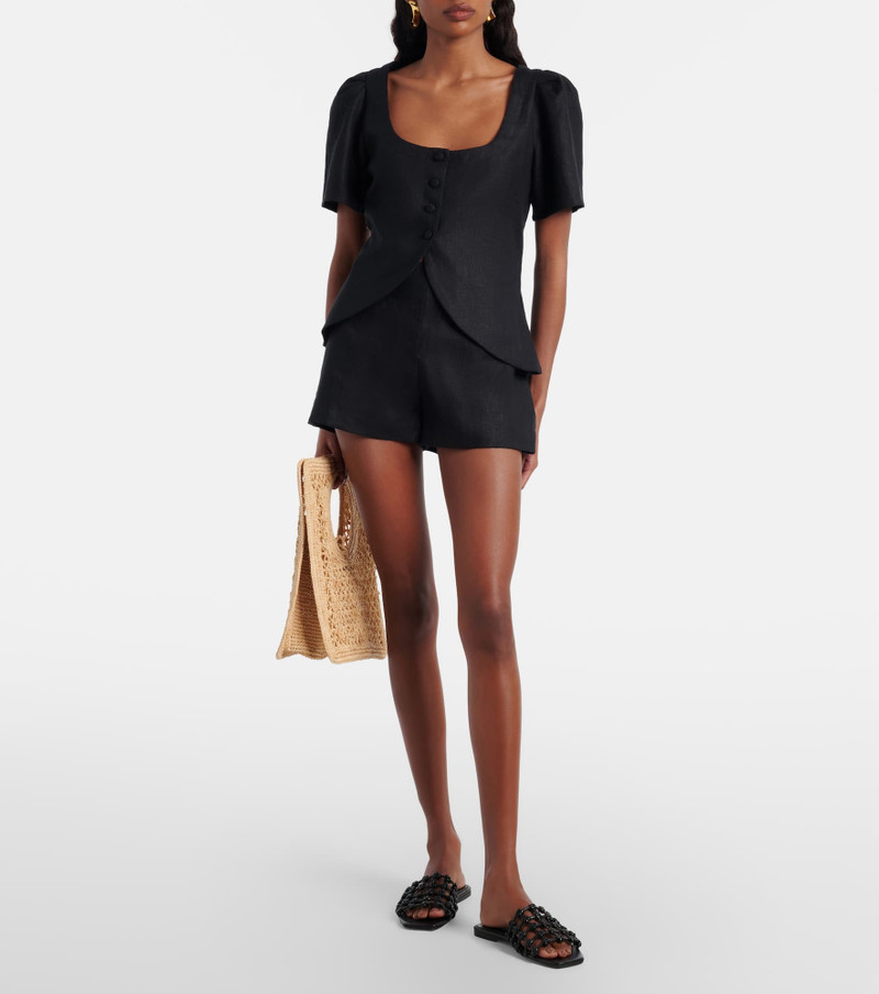 FAITHFULL Emma linen top outlook