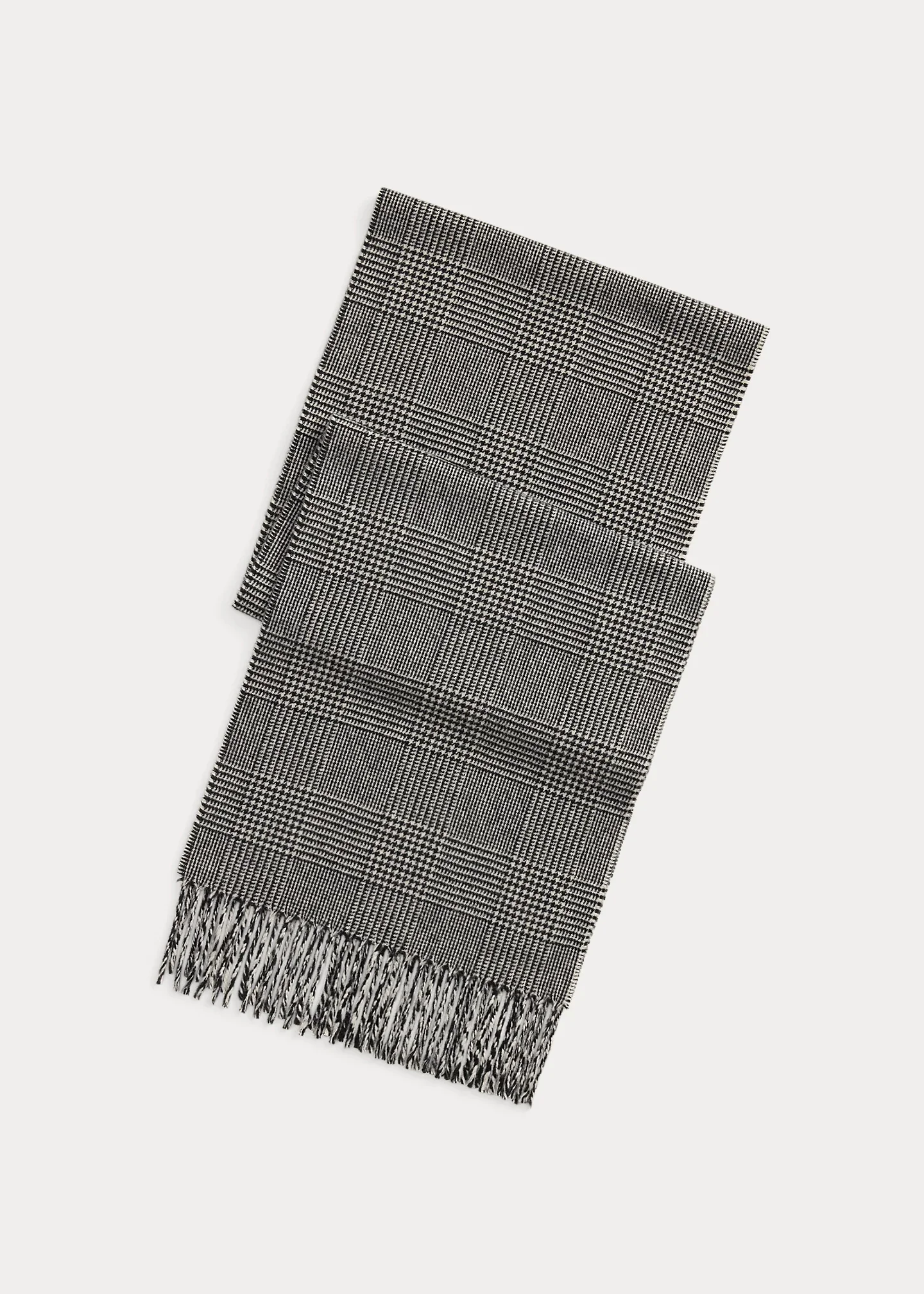 Glen Plaid Cashmere-Wool Scarf - 1