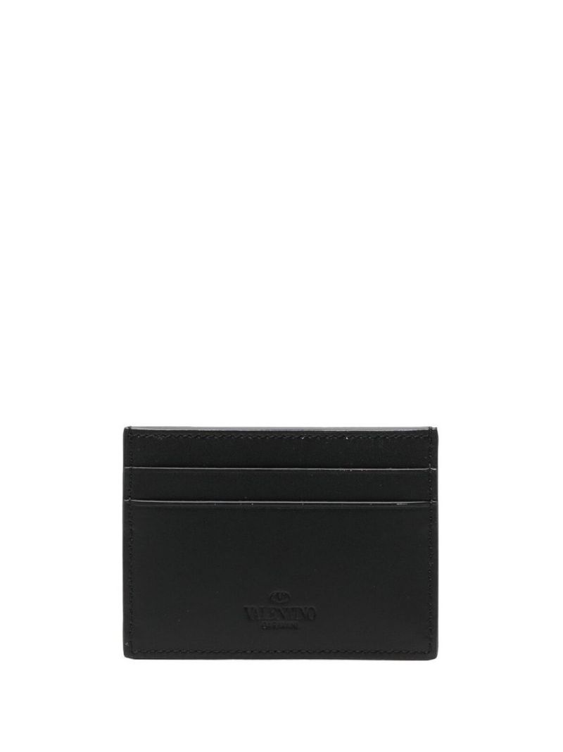 VLTN leather cardholder - 2