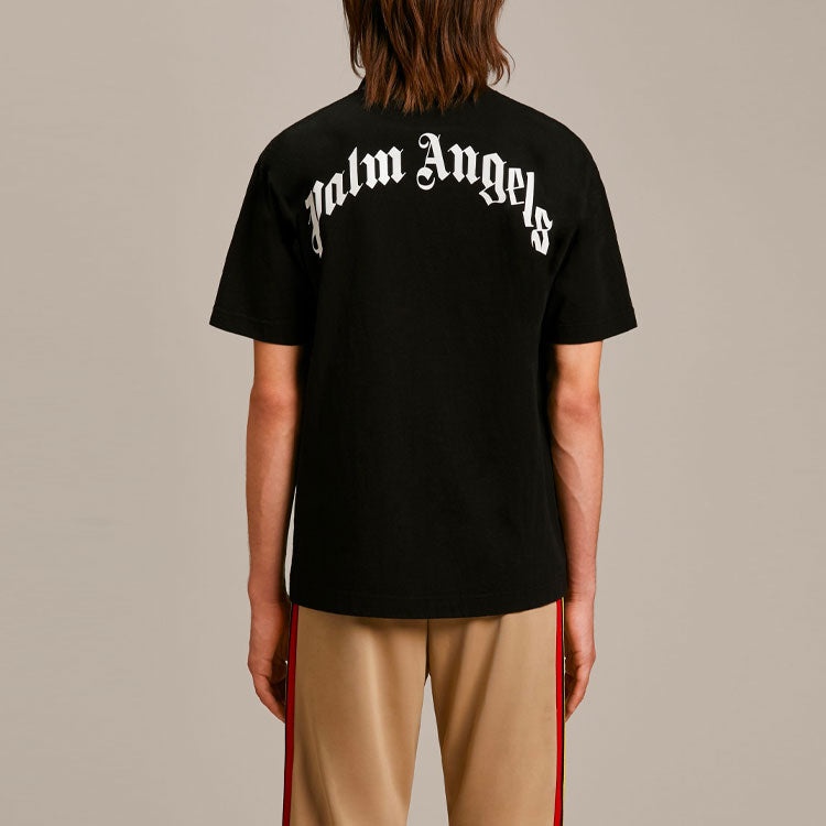 Palm Angels Bear In Love Classic Tee 'Black White' PMAA001S21JER0211001 - 4