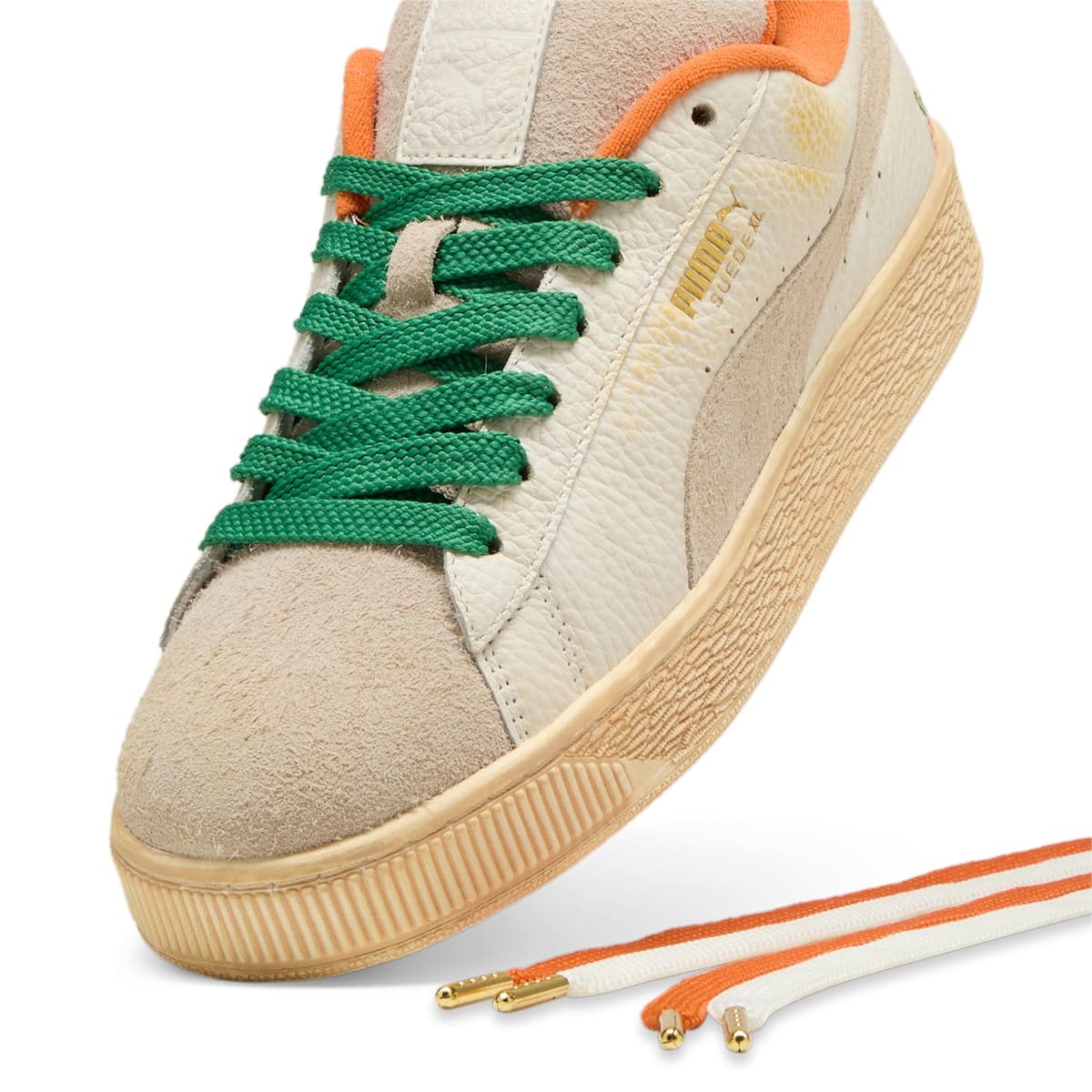 PUMA x Anwar Carrots Suede XL 'Warm White' 398801-01 - 5