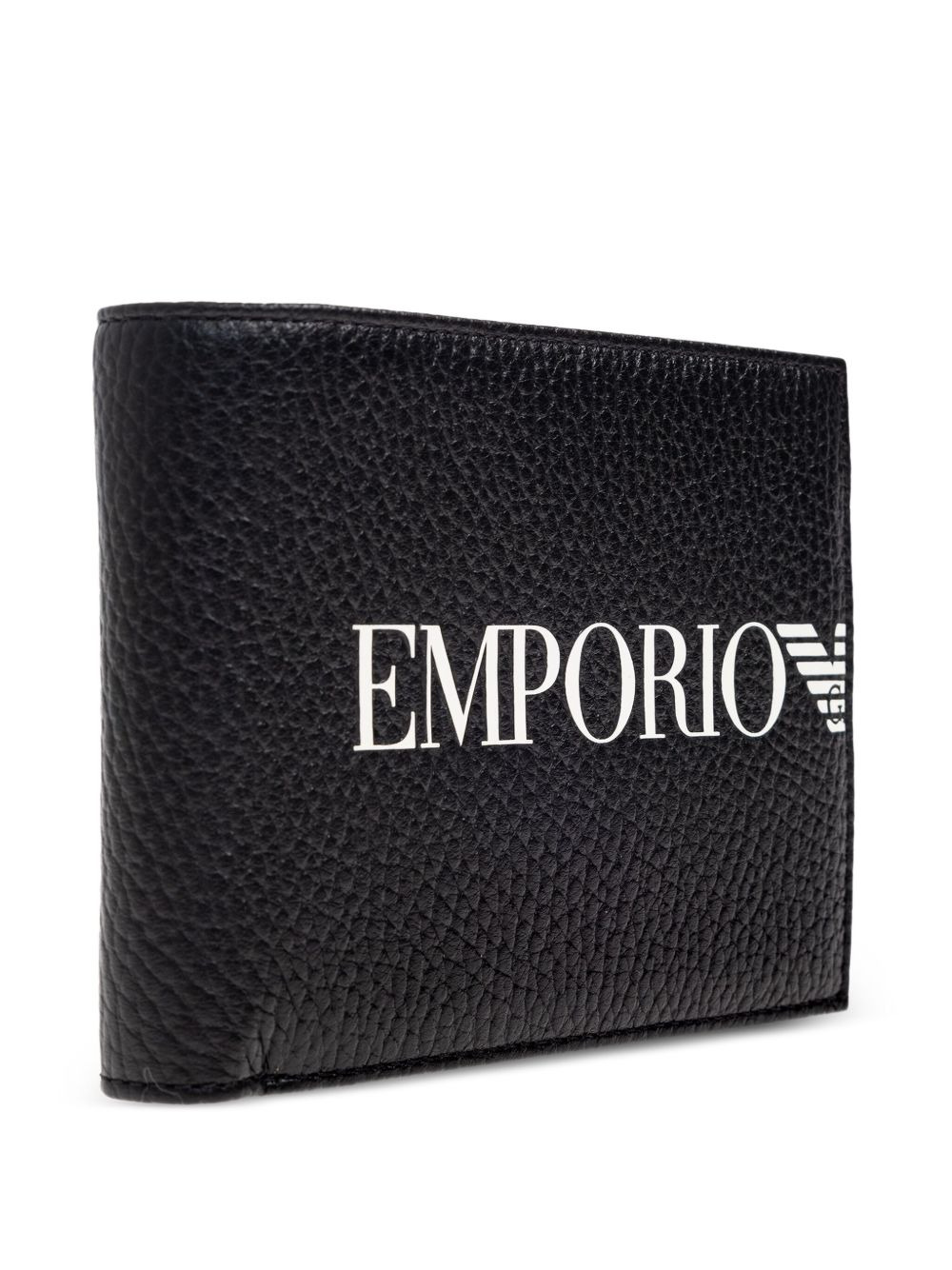 logo leather wallet - 3