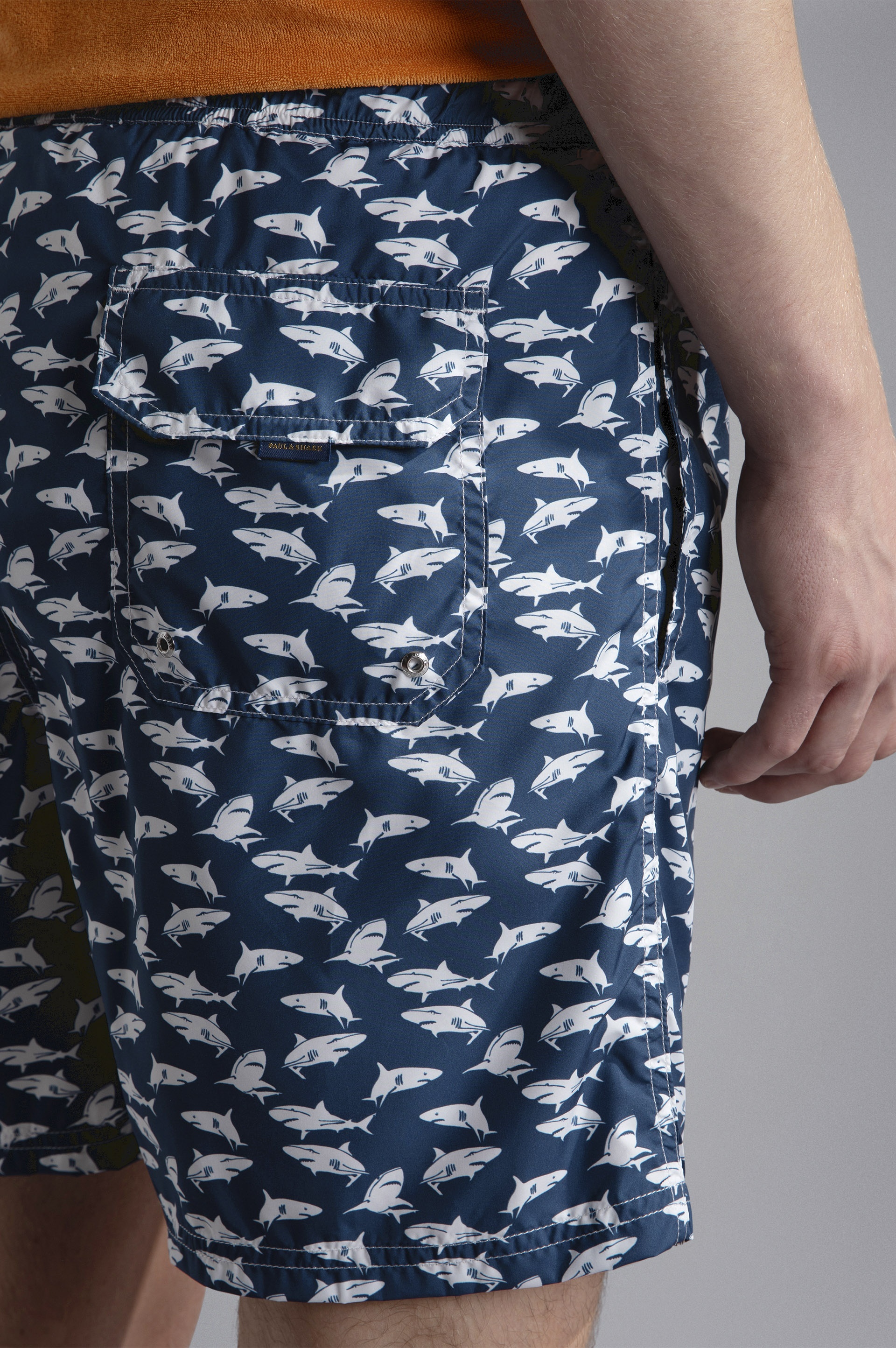 SWIM SHORTS WITH SHARK PRINT - 4
