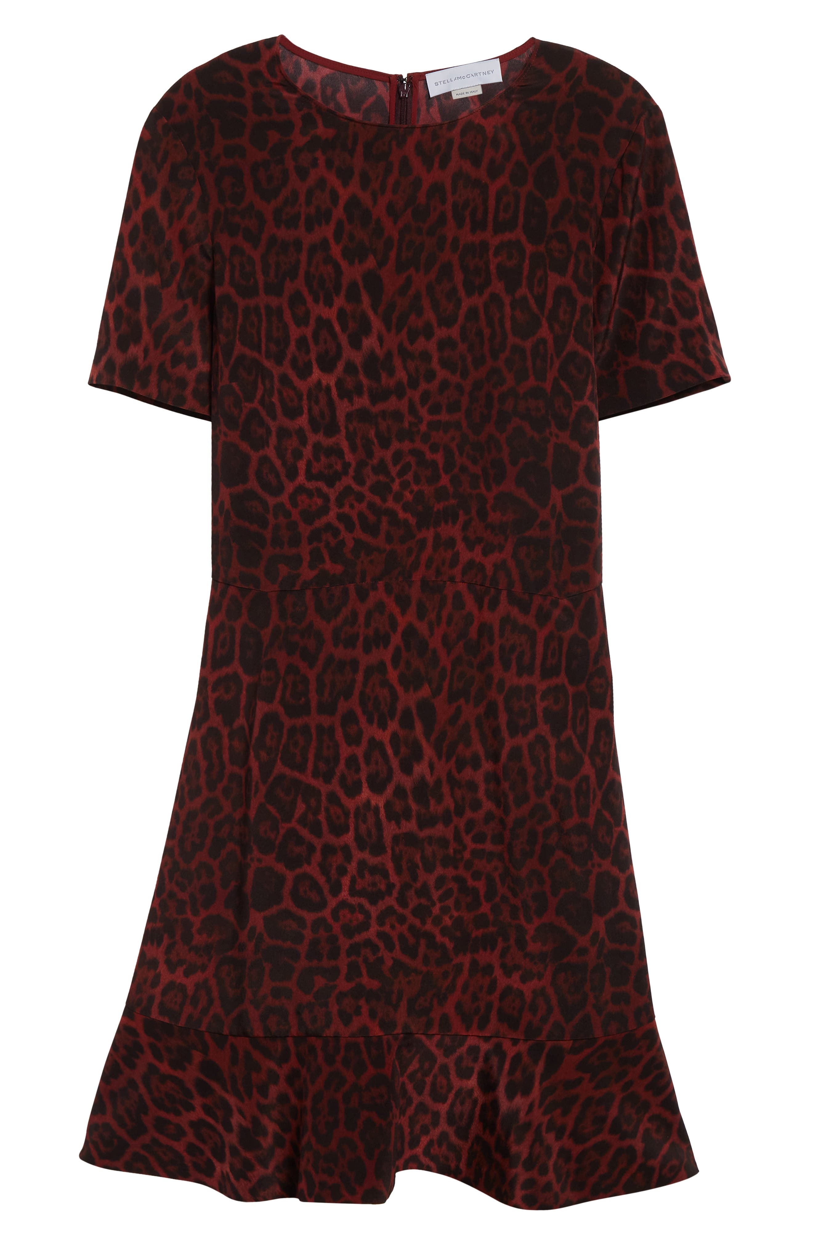 Stella McCartney Iconic Leopard Print Silk Minidress in 6062 - 5