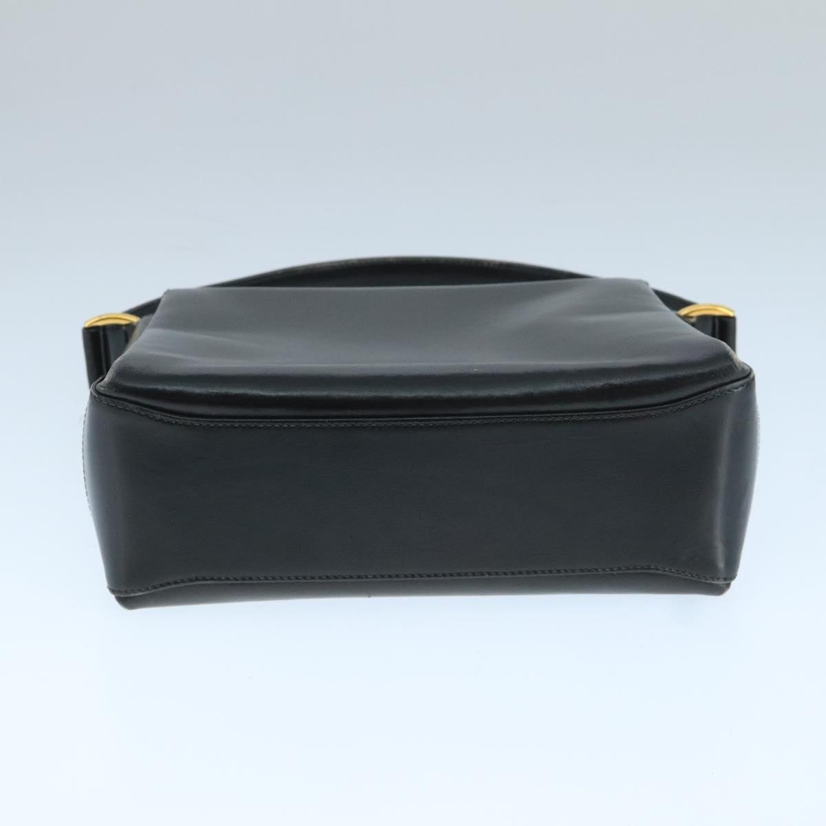 GUCCI Hand Bag Leather Black - 5