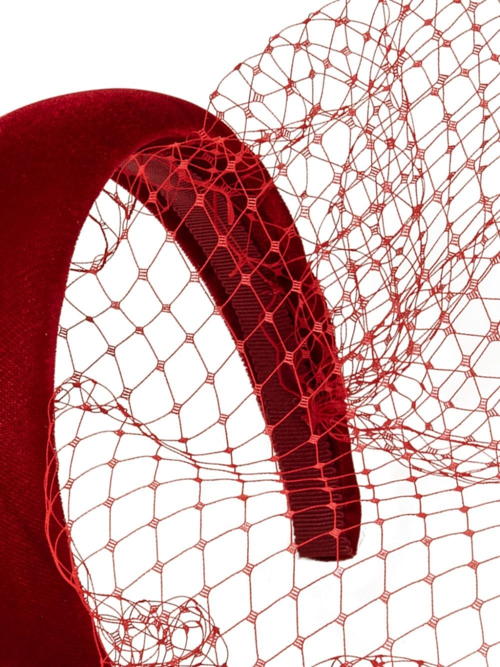 Kate veil velvet headband - 2