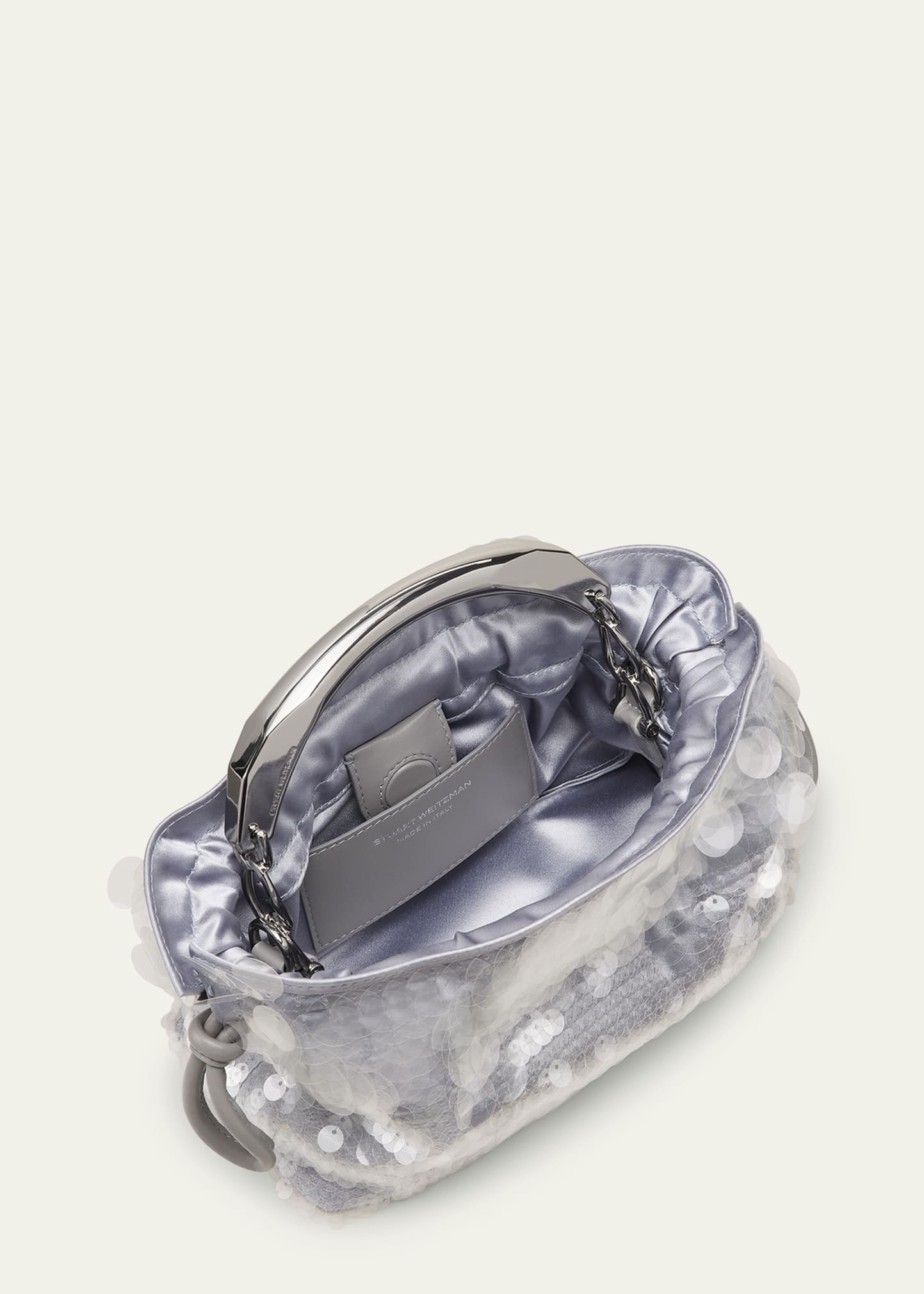 Mia Arc Mini Sequined Top-Handle Bag - 3