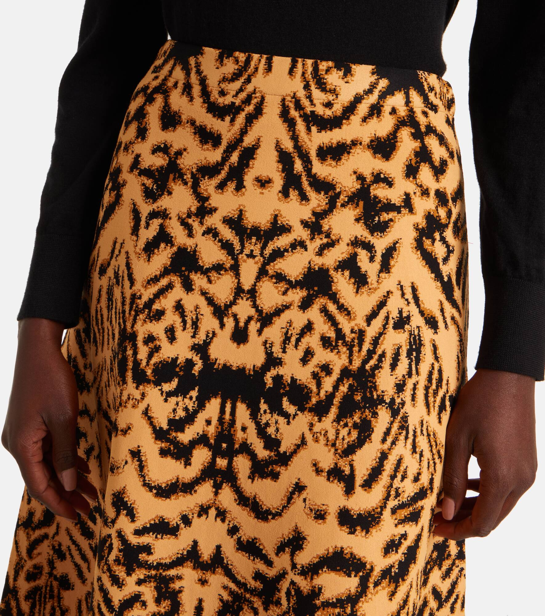 Lani jacquard midi skirt - 4