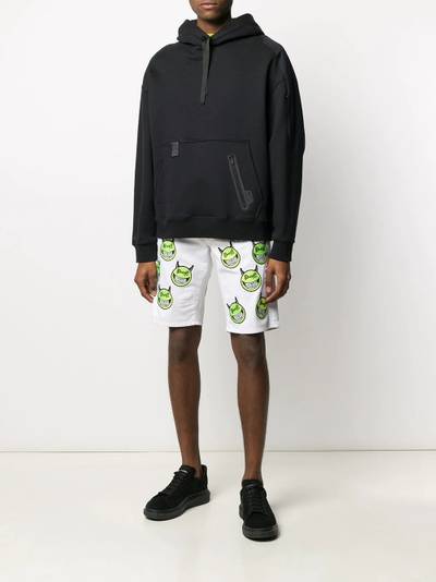 PHILIPP PLEIN Evil Smile embroidered rear logo shorts outlook