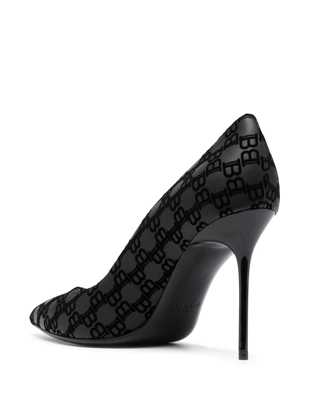 monogram pattern pumps - 3