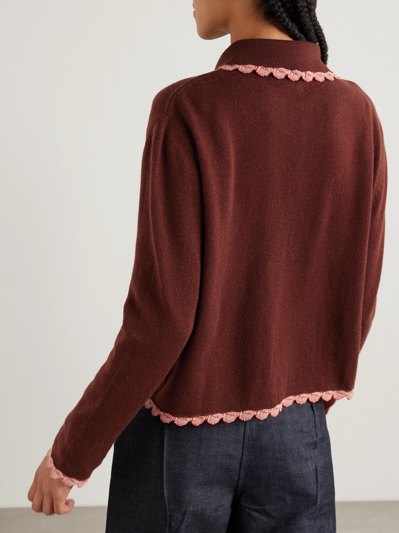 Rookie Embellished Wool And Cashmere-blend Cardigan 3