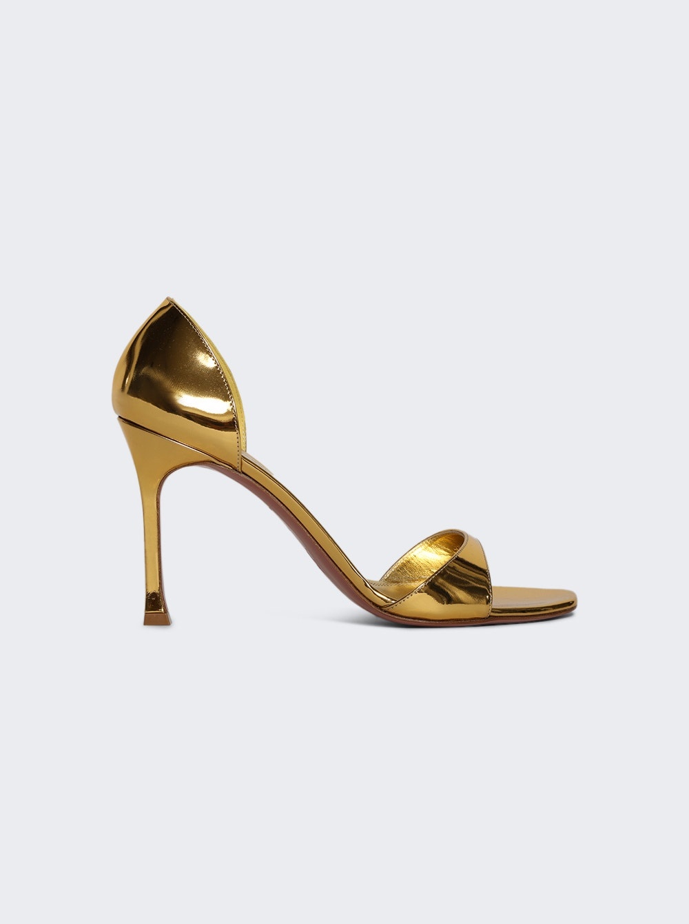 Agnese Sandal Gold Mirror Leather - 1