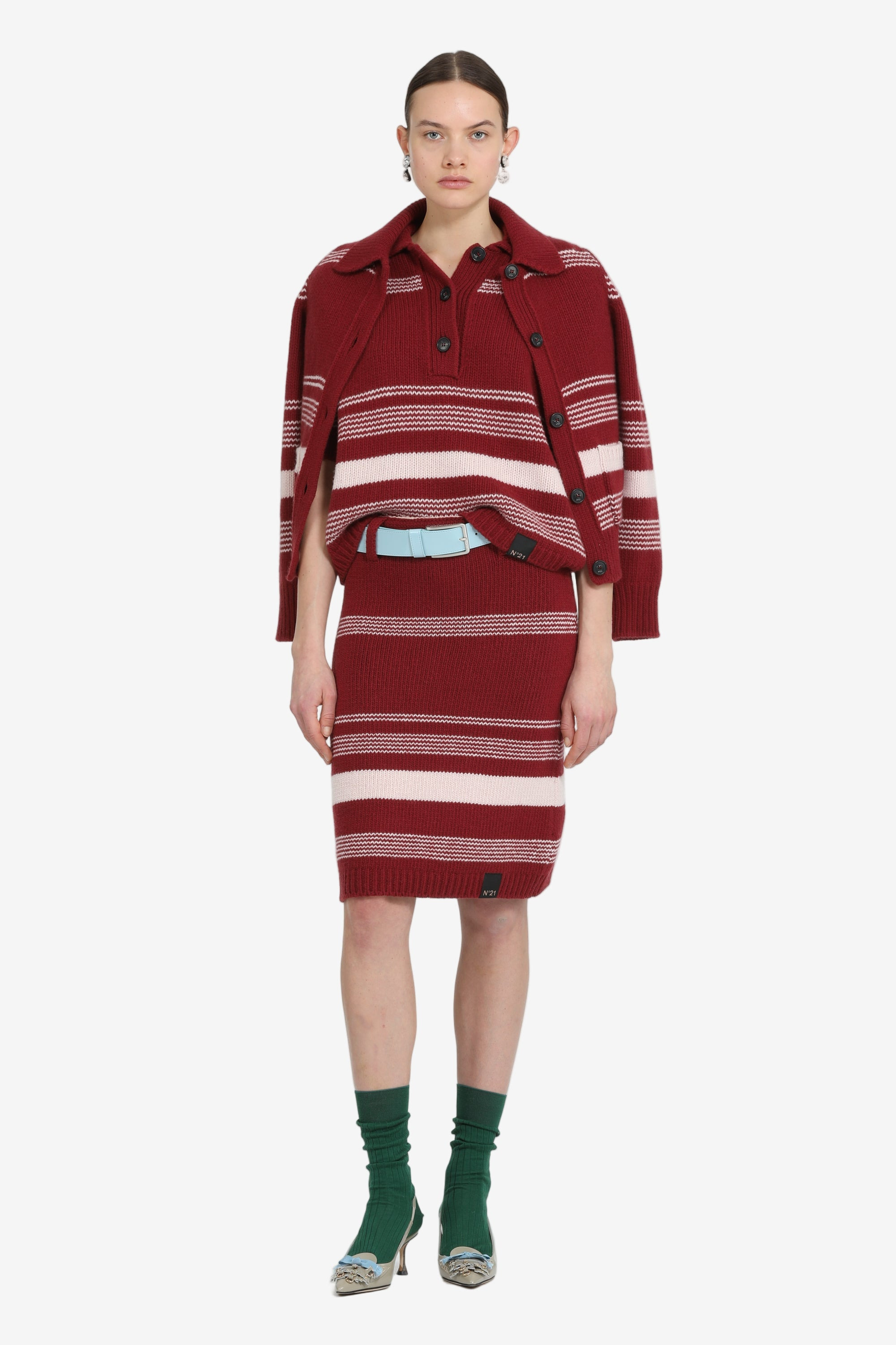 SHORT-SLEEVED STRIPED POLO SHIRT - 7