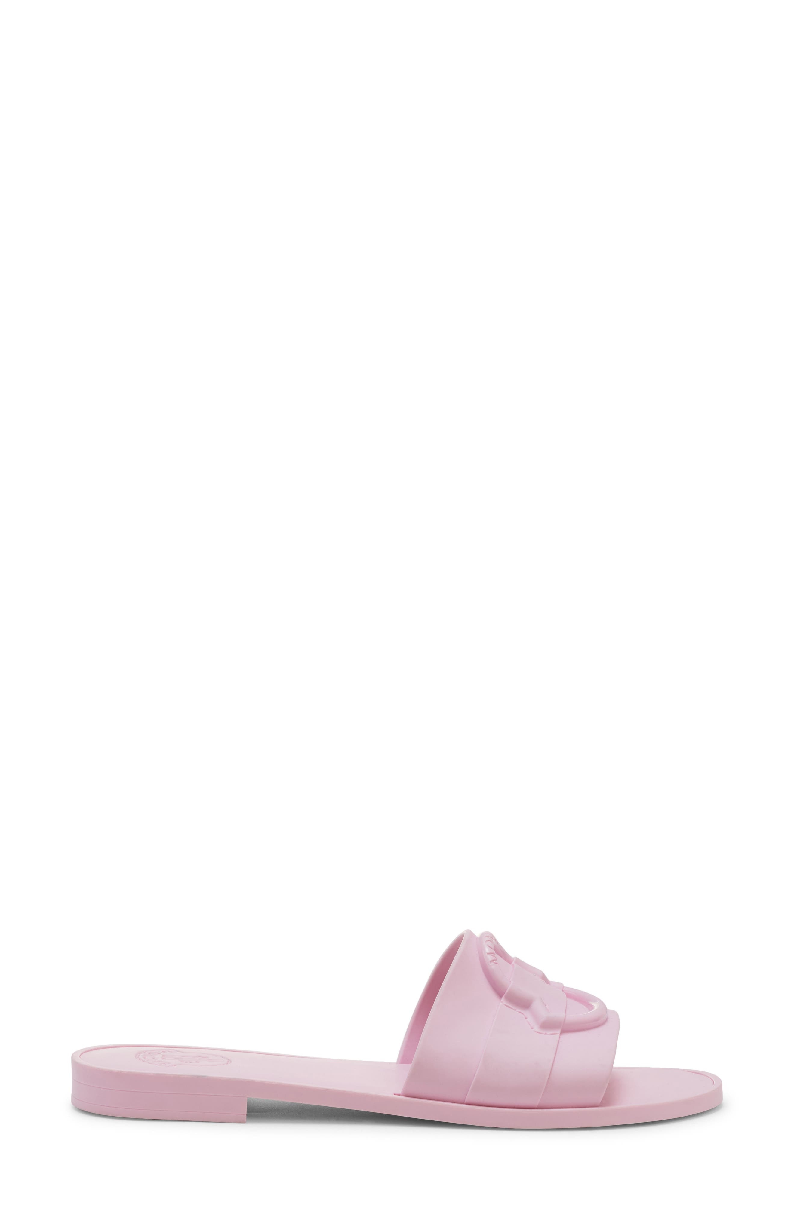Moncler Mon Slide Sandal in Impatiens Pink at Nordstrom - 3