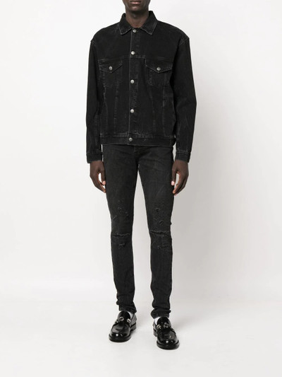 Ksubi long-sleeve denim jacket outlook