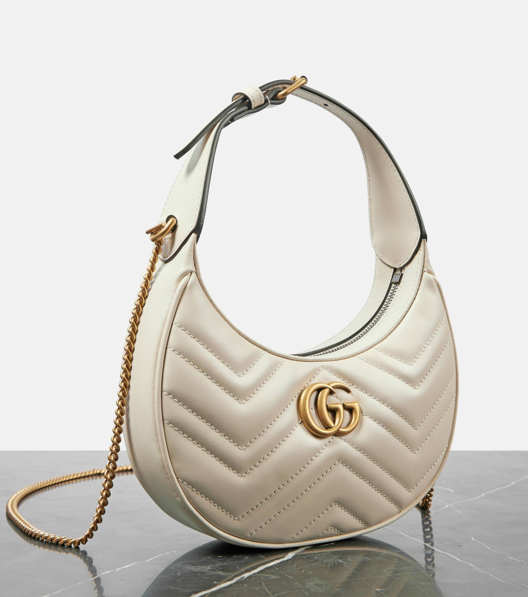 GG Marmont Mini leather shoulder bag - 6