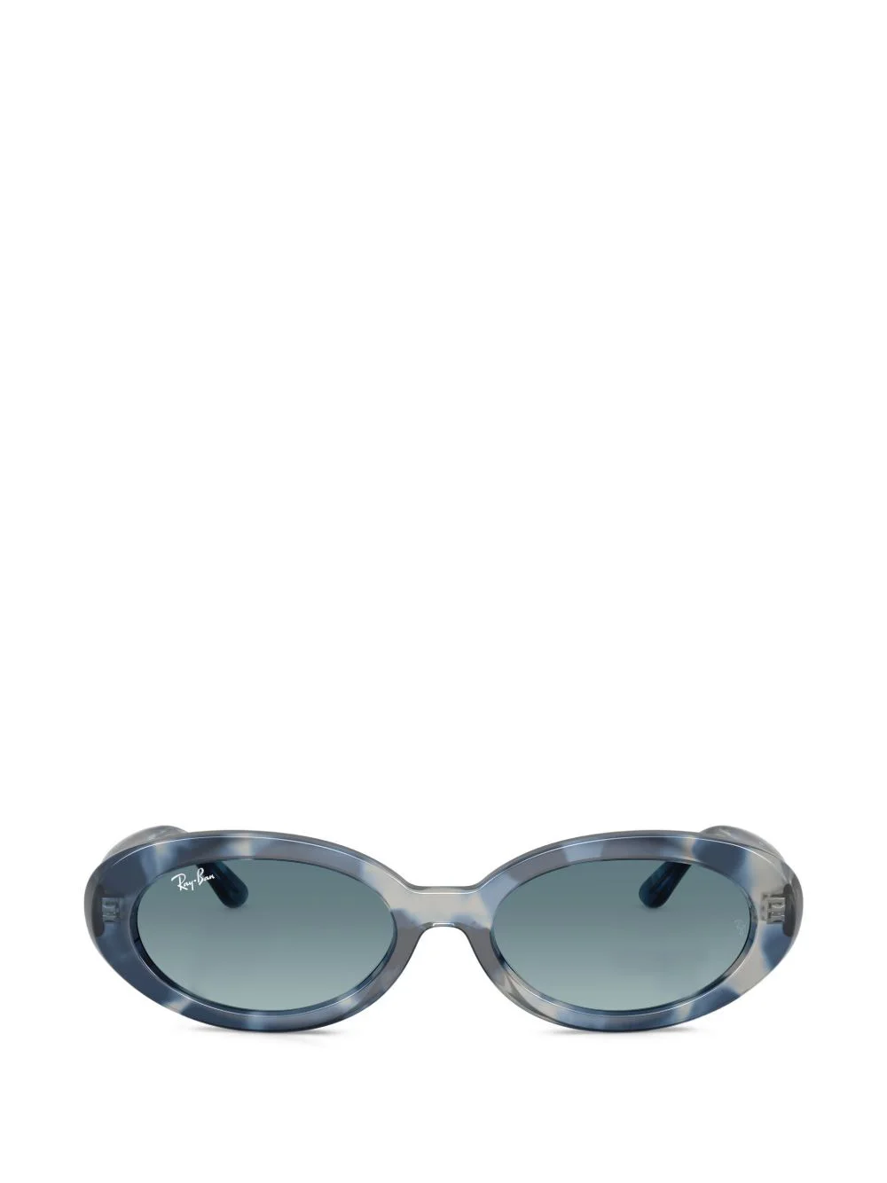 oval-frame sunglasses - 1
