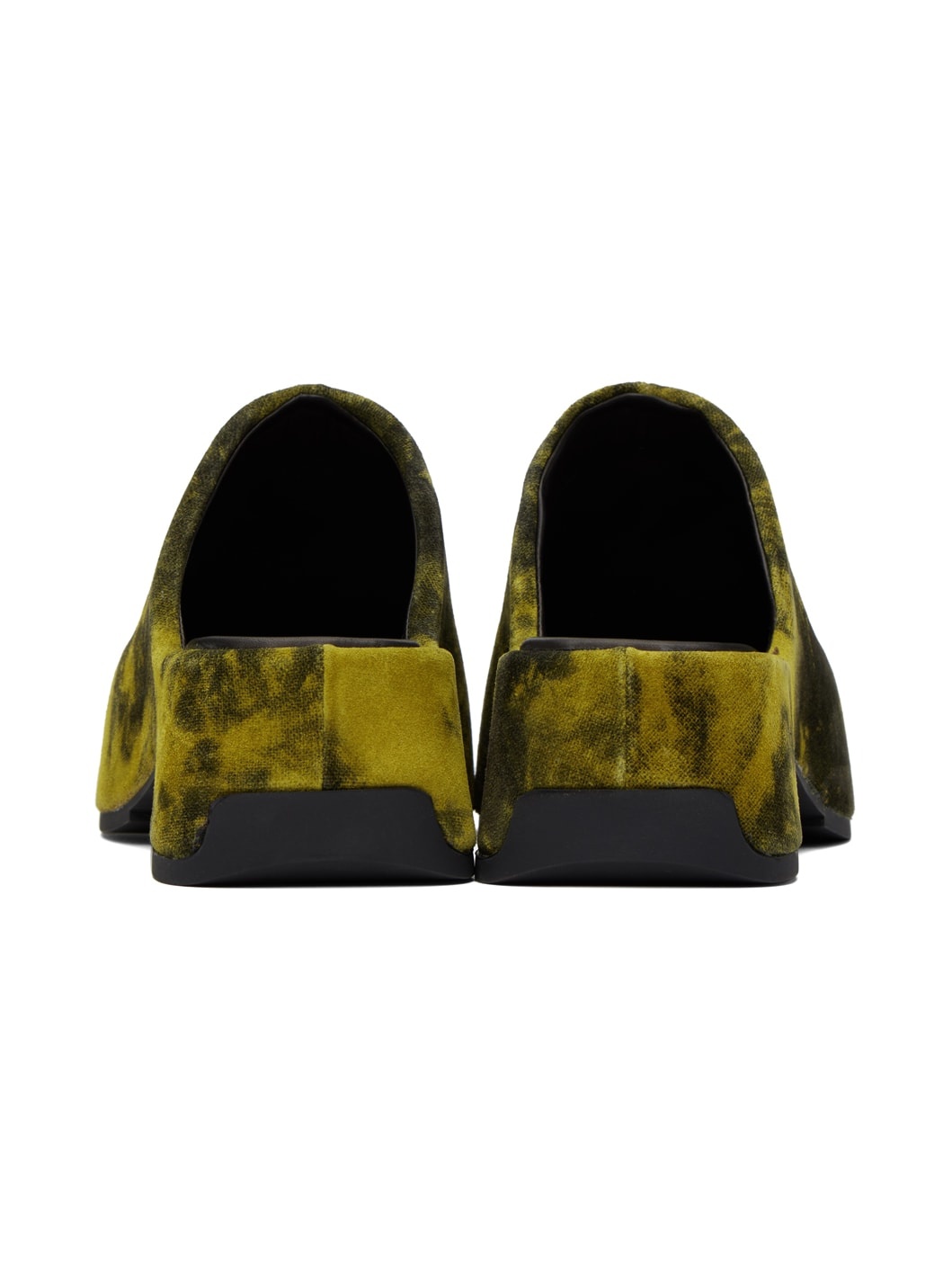 Green & Yellow Pris Mules - 2