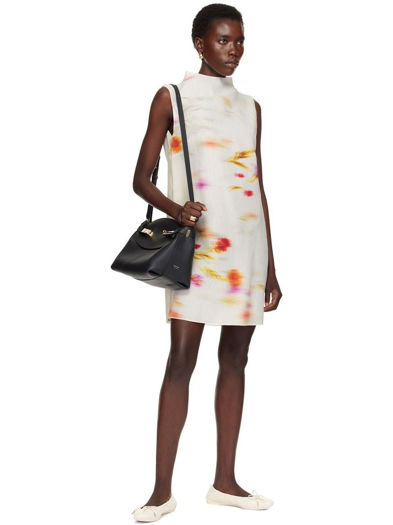 FERRAGAMO Off-White Elasticated Ballerina Flats outlook