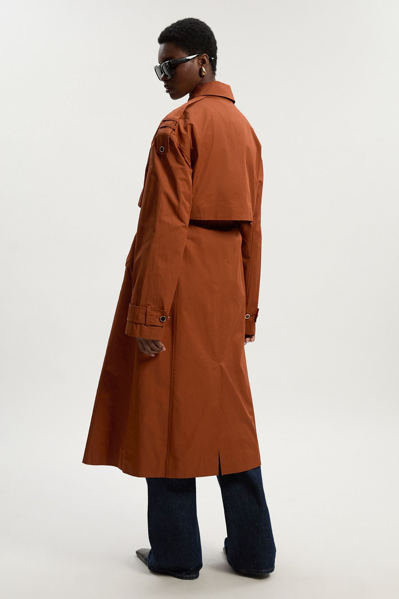 Relaxed Polished Trench Coat 6