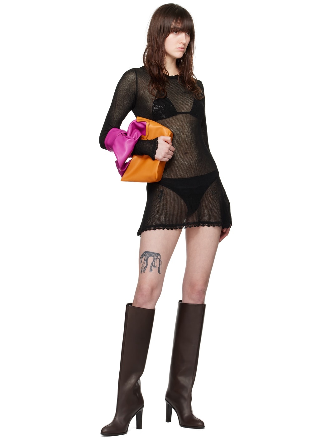 Black Naked Minidress - 4