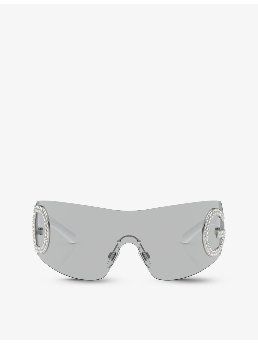 DG2298B oval-frame acetate sunglasses - 1