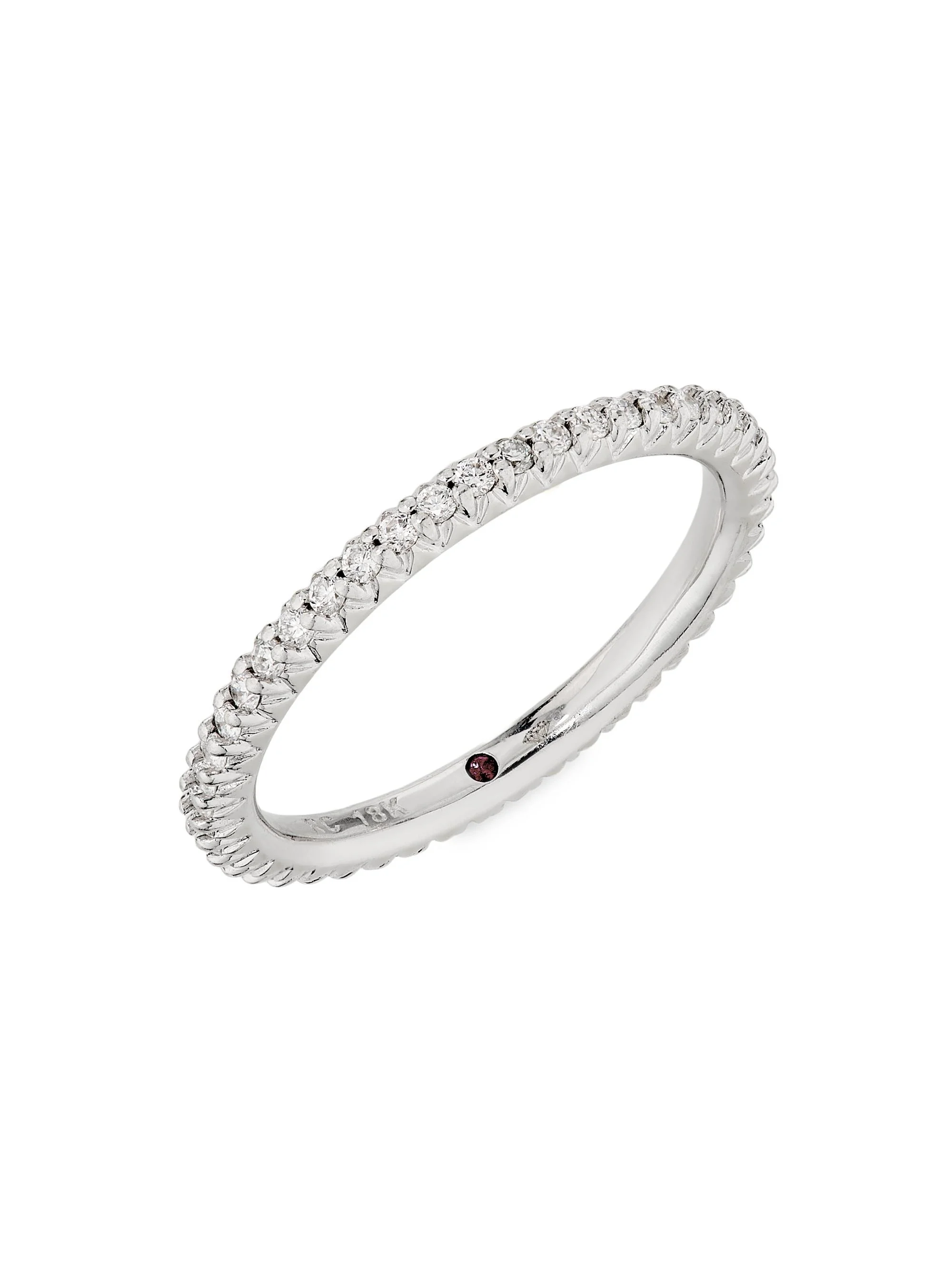 Women's Tiny Treasures Diamond & 18K Yellow Gold Ring - White Gold - 1