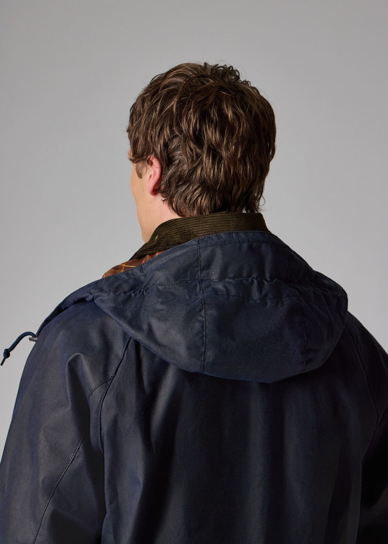 Paul Smith loves Barbour - Night Sky Waxed Hood 11