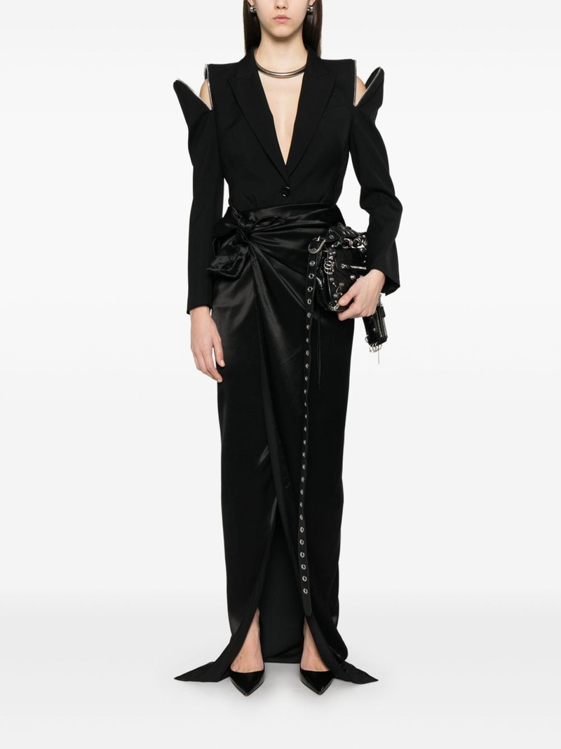 BALENCIAGA wrap maxi skirt outlook