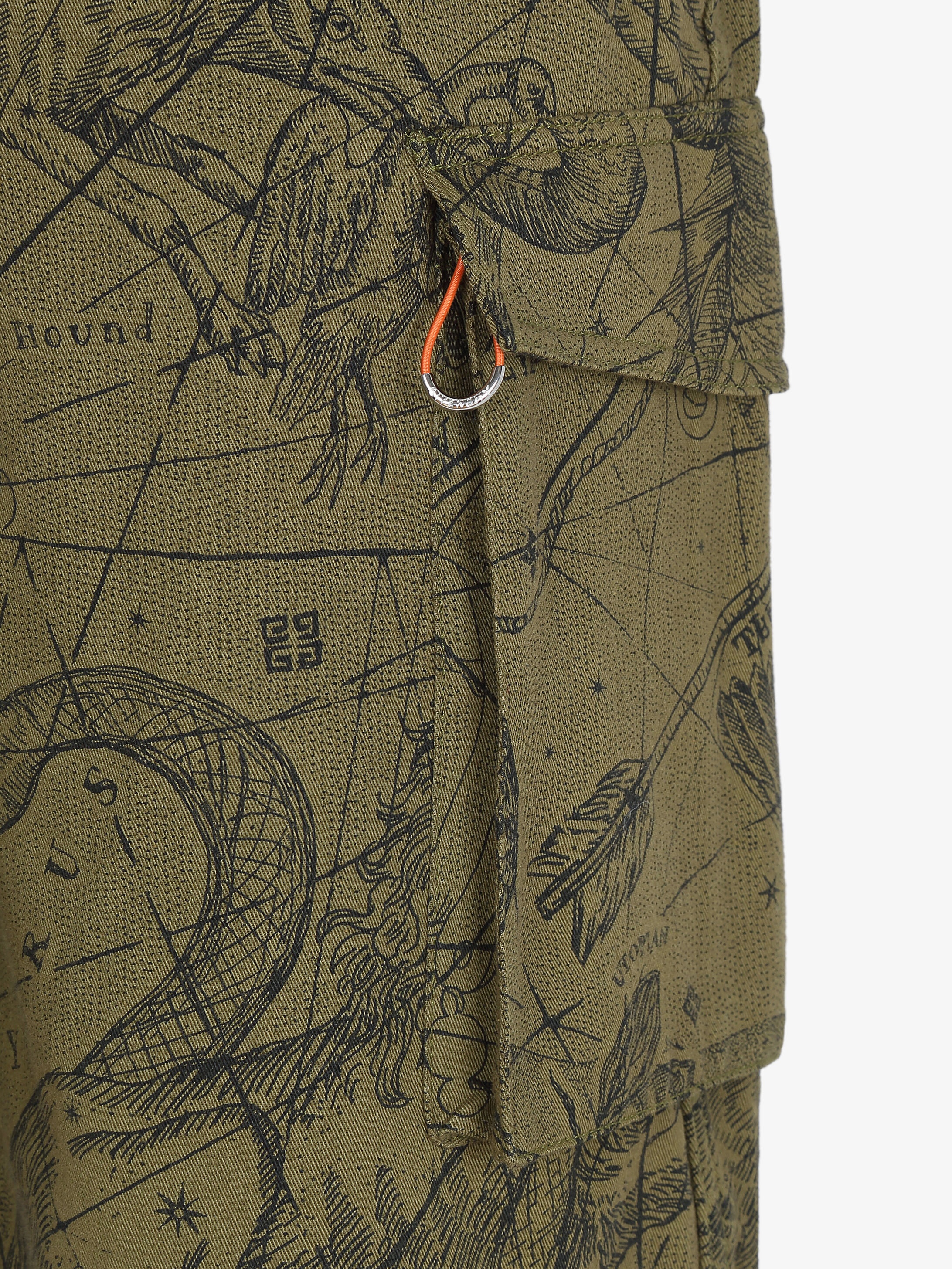 Astral printed multipockets cargo short pants - 5