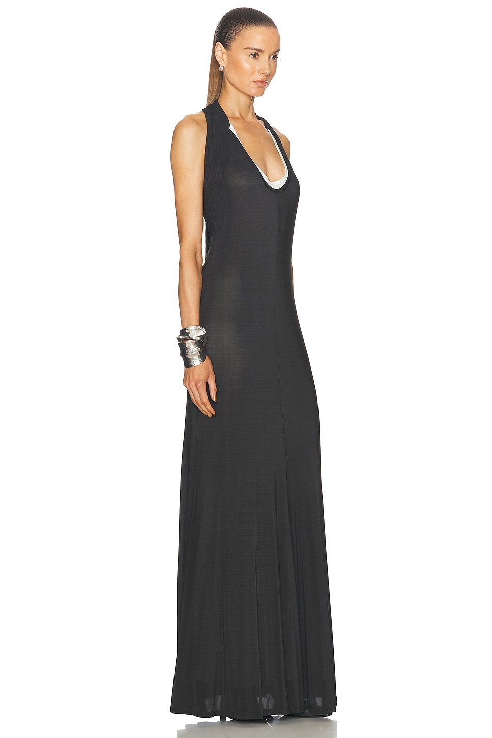 Sheer Long Dress - 2
