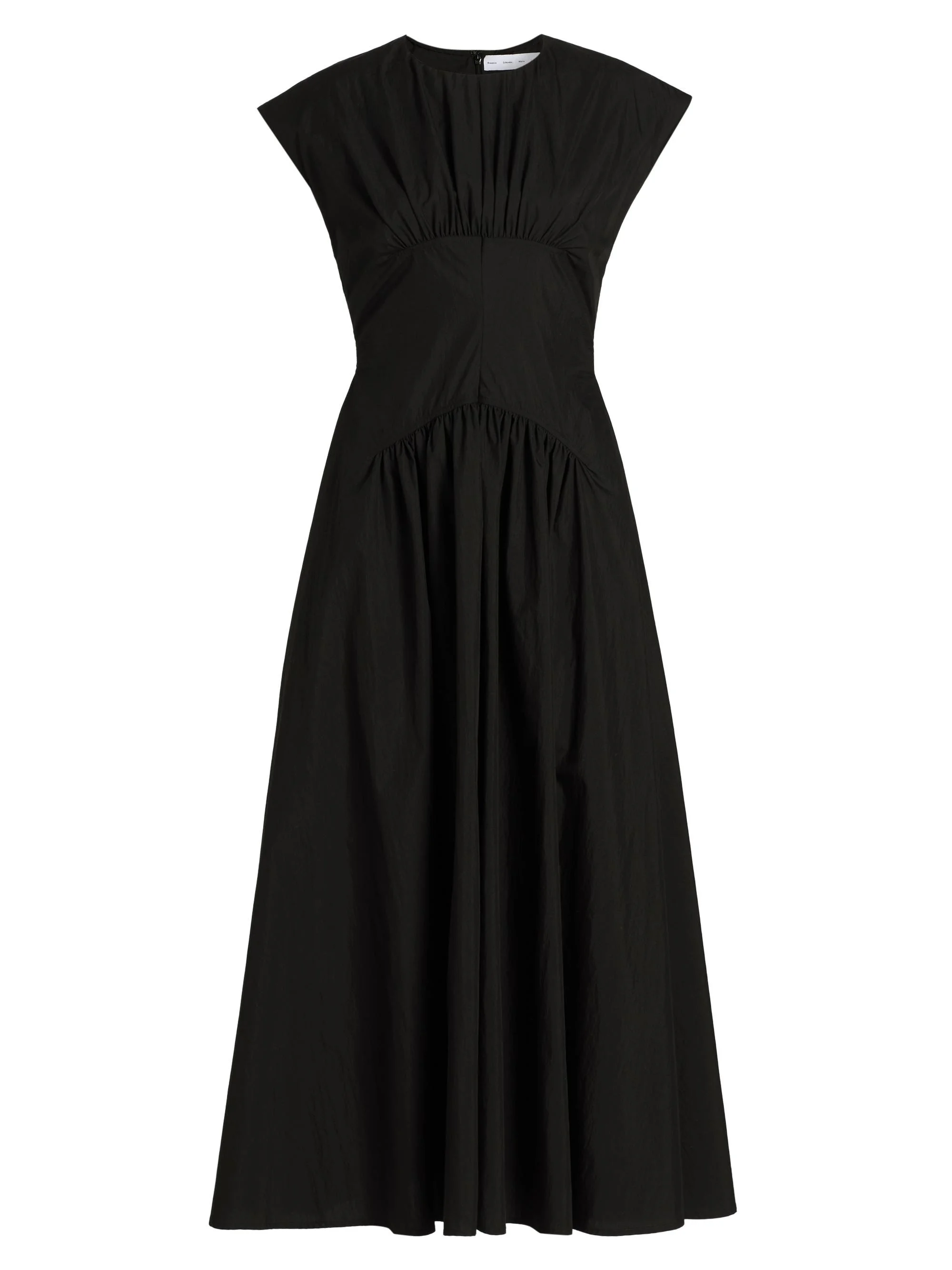 Women's Nyssa Cotton-Blend Maxi Dress - Black - 1