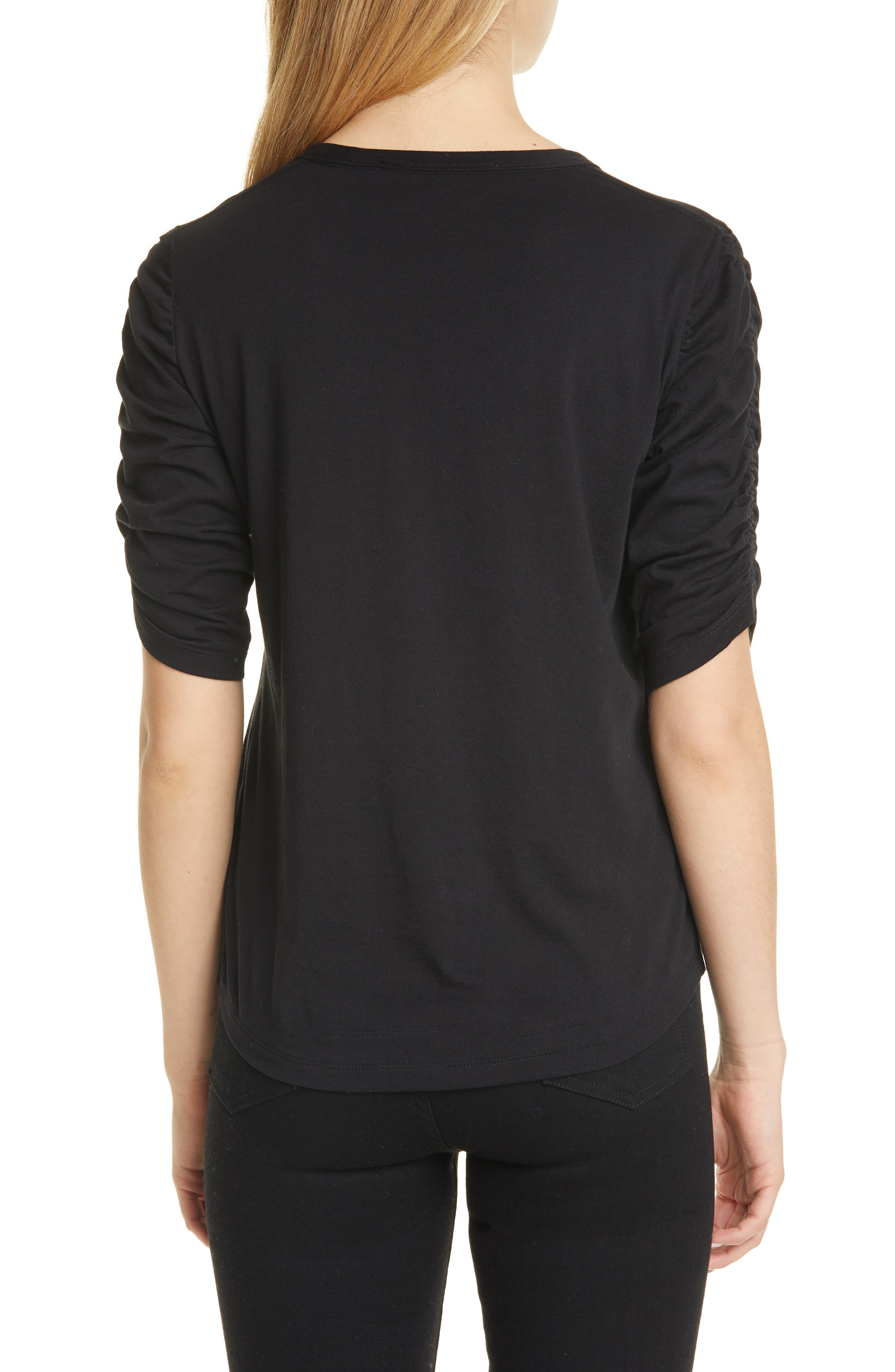 Waldorf Ruched Sleeve T-Shirt - 2