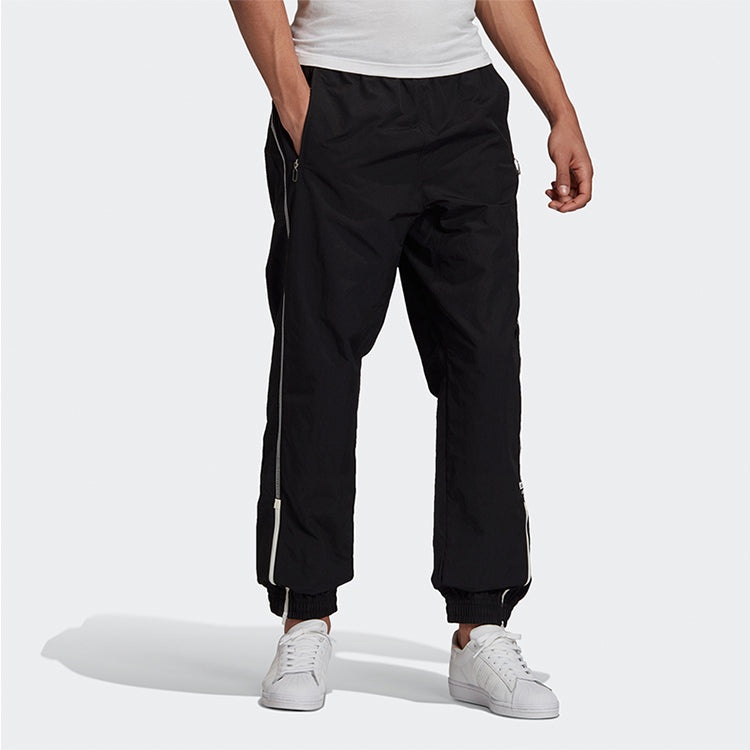 adidas TRACKPANT Zipper Side Sports Pants Black GI7438 - 3