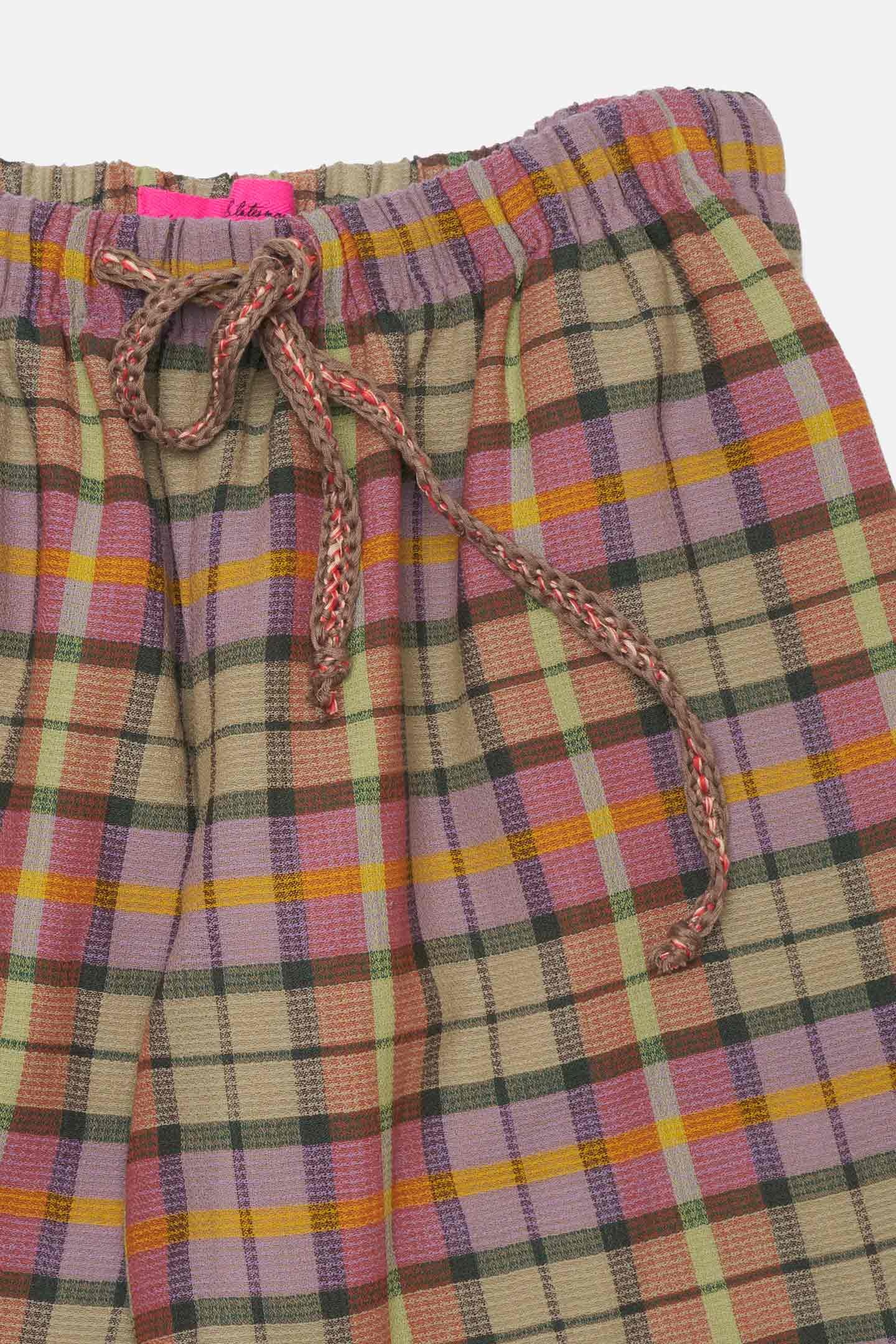 BURNOUT PLAID RAVER SHORT - 2