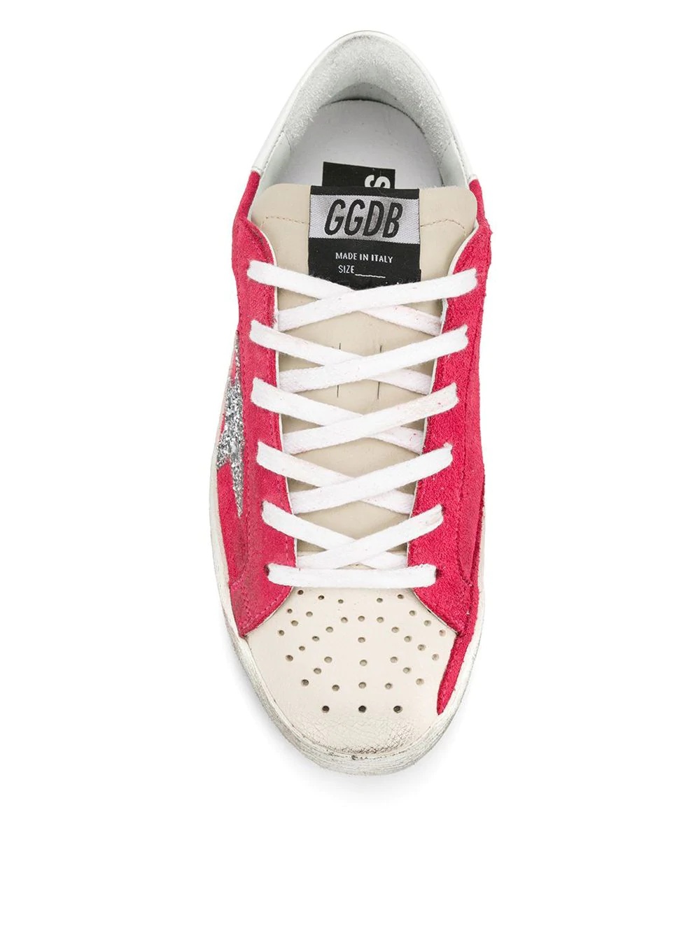 Superstar glitter star suede sneakers - 4