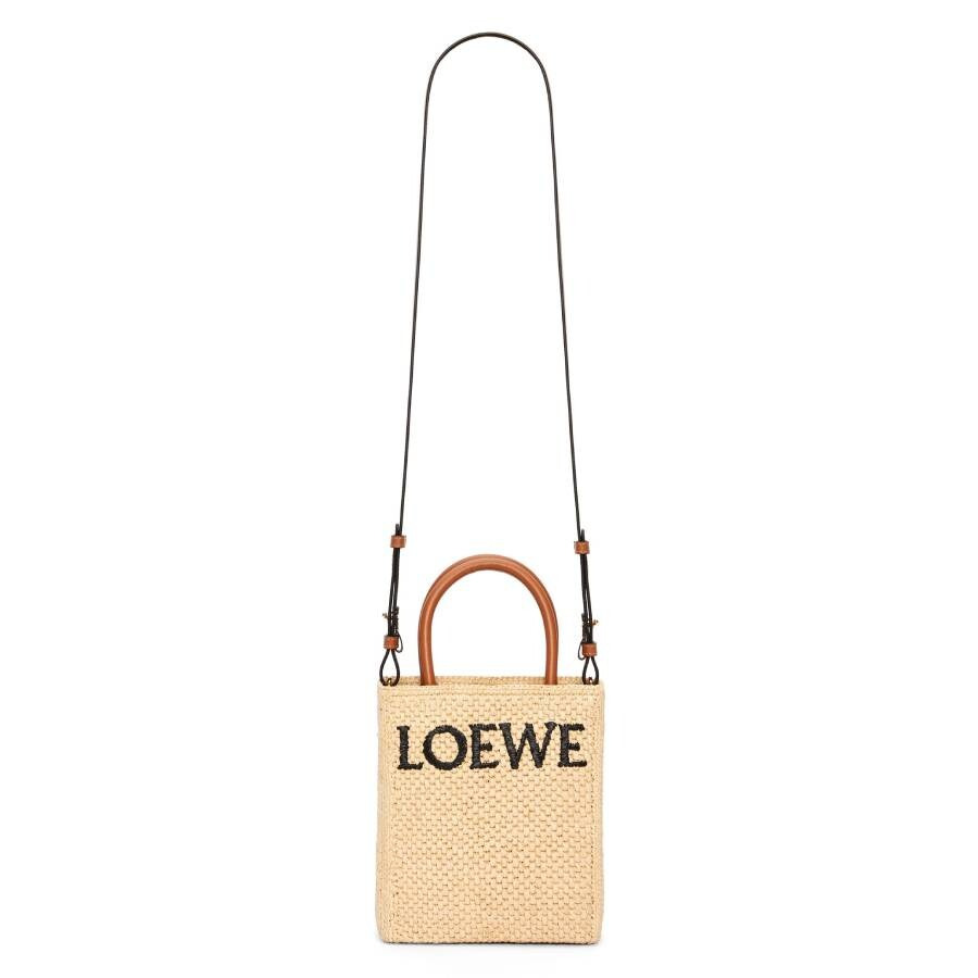 Loewe Vertical Tote Mini Handbag - Beige - 4