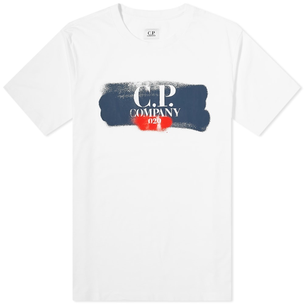 C.P. Company Spray Logo Tee - 1