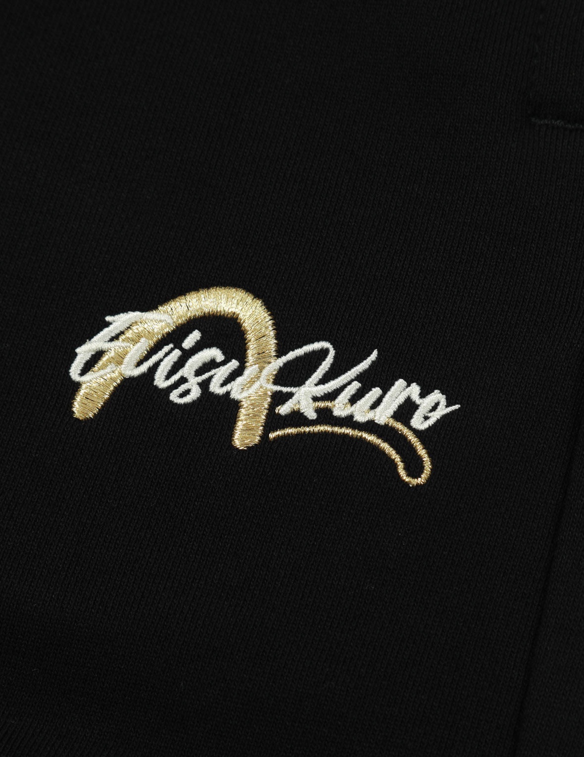 Logo and Seagull Embroidered Scallop Hem Sweatshorts - 9