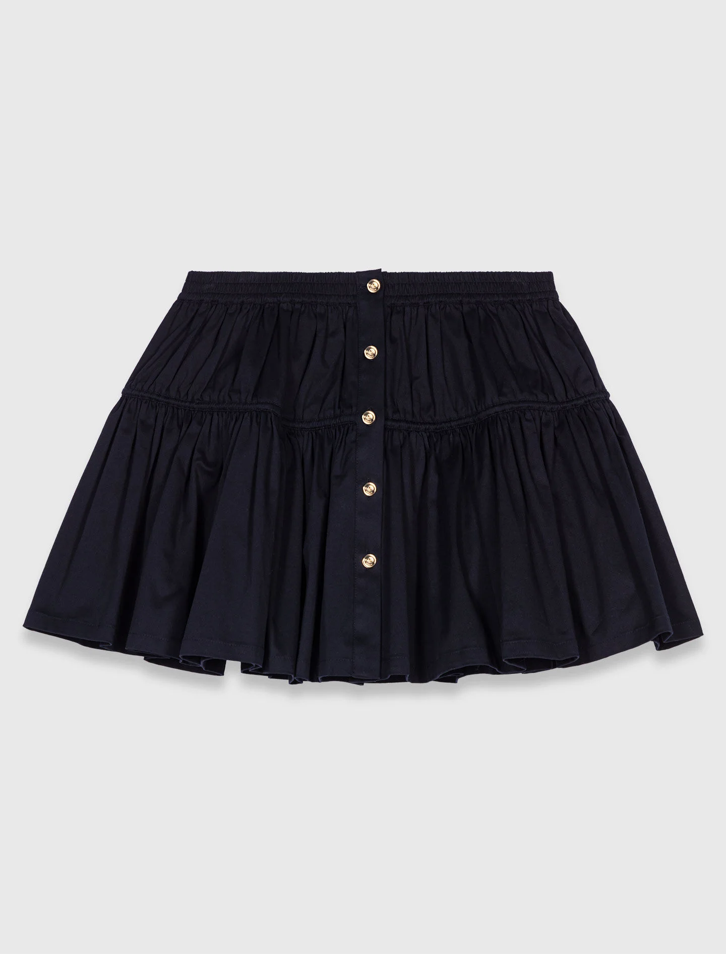 Mini elasticated waist skirt - 1