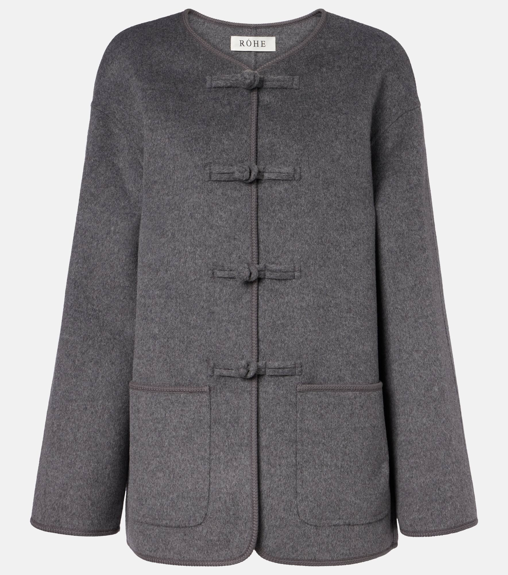 Wool and cashmere jacket - 1