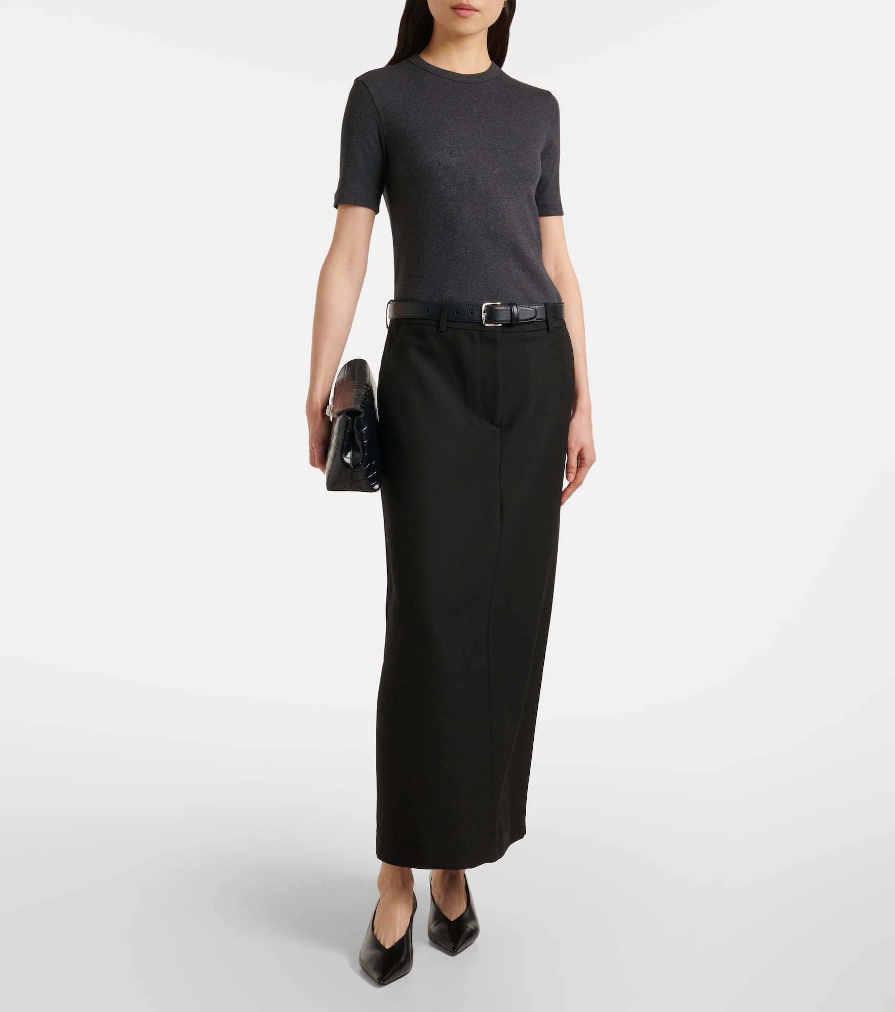 Totême Low-rise maxi skirt | mytheresa | REVERSIBLE