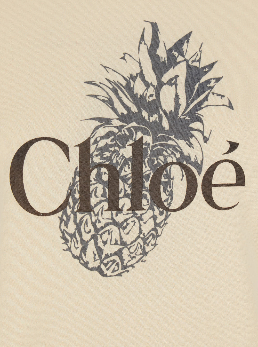 Chloé Women Pink Crewneck T-Shirt With Maxi Logo Print On The Front In Cotton Woman - 3