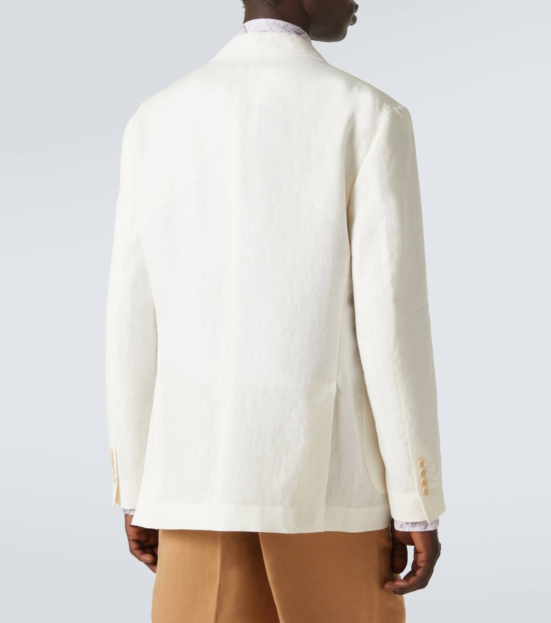 Linen blazer - 4