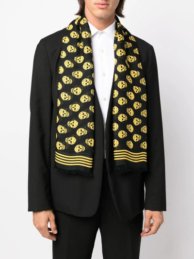 Alexander McQueen skull-print scarf outlook