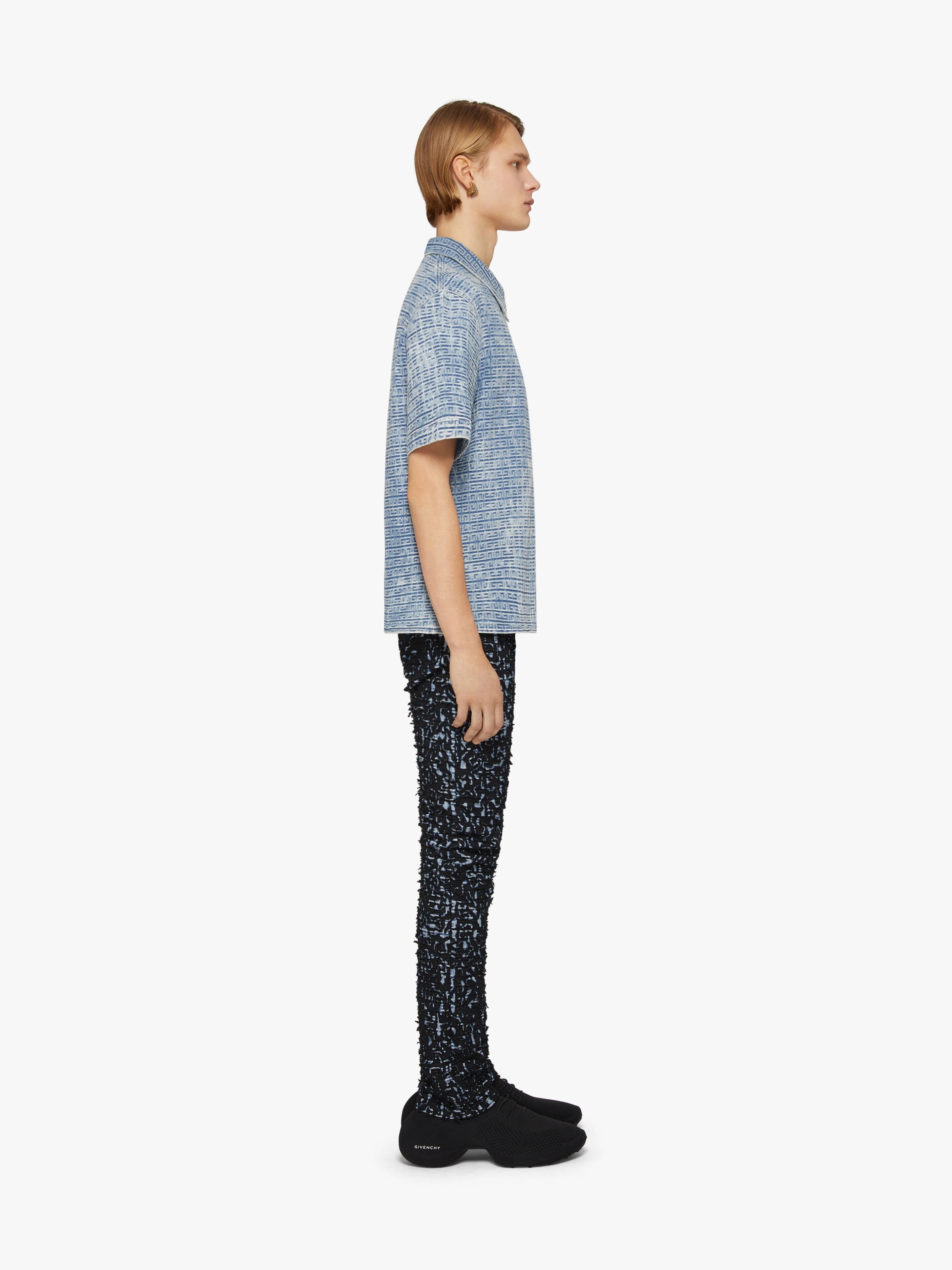 SHIRT IN 4G BLEACHED DENIM - 3