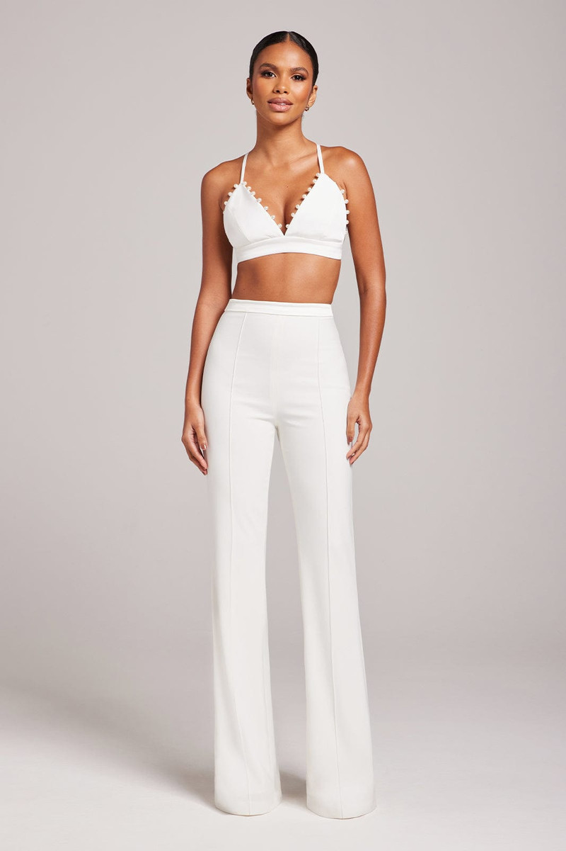 Charlotte White Bra Top 1