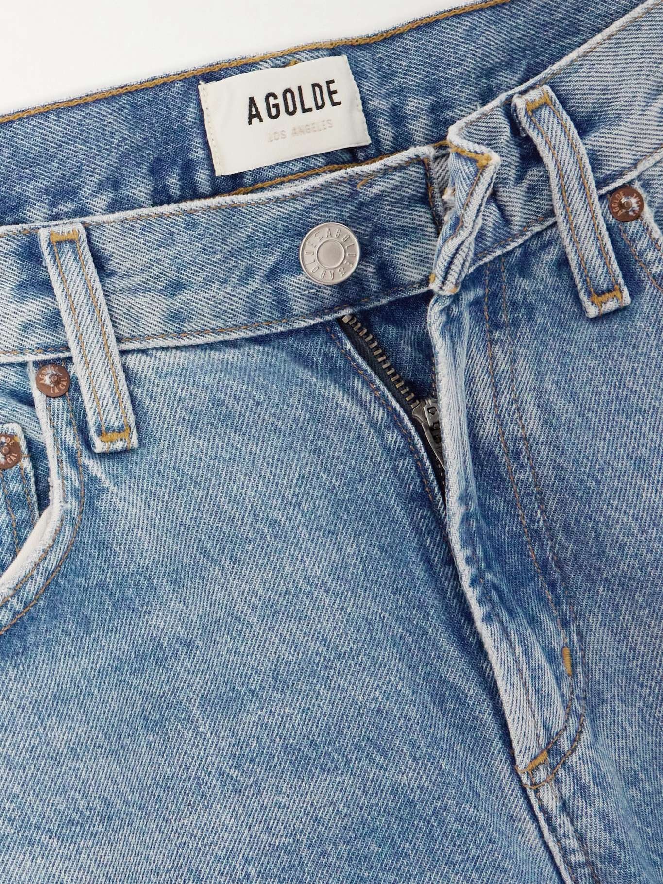 Clara Baggy wide-leg organic jeans Mid denim - 5