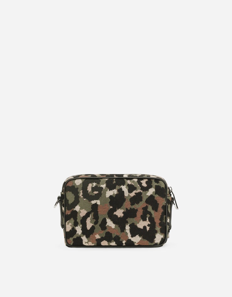 Camouflage jacquard crossbody bag - 4